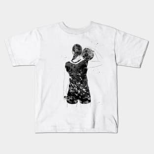 Handball Player Girl Kids T-Shirt